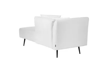 Schäslong Beliani Riom Grön, Svart, Högervänd White||Black Left-faced - Møbler - Sofaer - Modulsofaer - Andre moduler til modulsofa