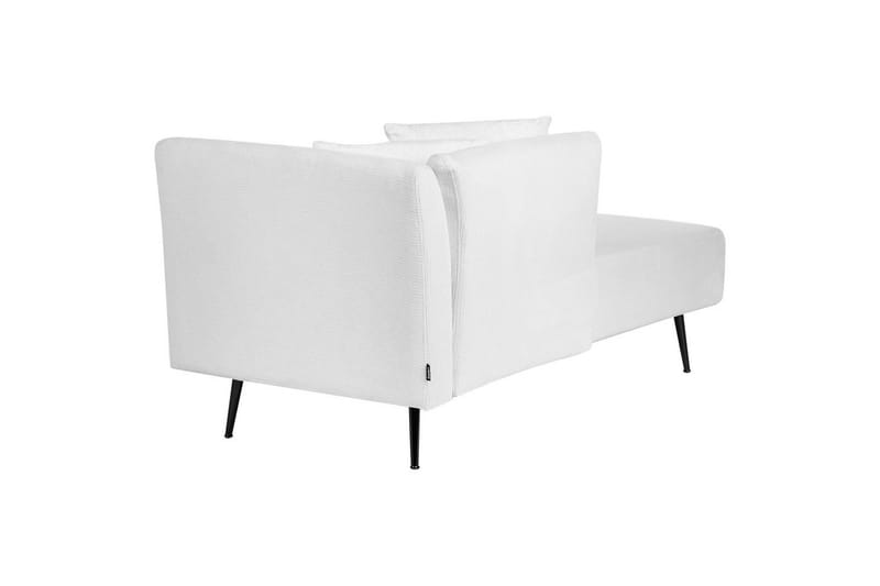 Schäslong Beliani Riom Grön, Svart, Högervänd White||Black Right-faced - Møbler - Sofaer - Modulsofaer - Andre moduler til modulsofa