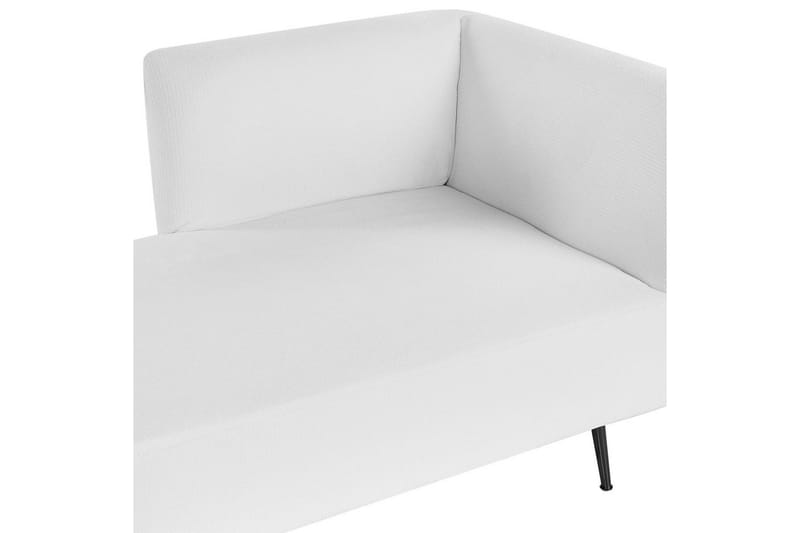 Schäslong Beliani Riom Grön, Svart, Högervänd White||Black Right-faced - Møbler - Sofaer - Modulsofaer - Andre moduler til modulsofa