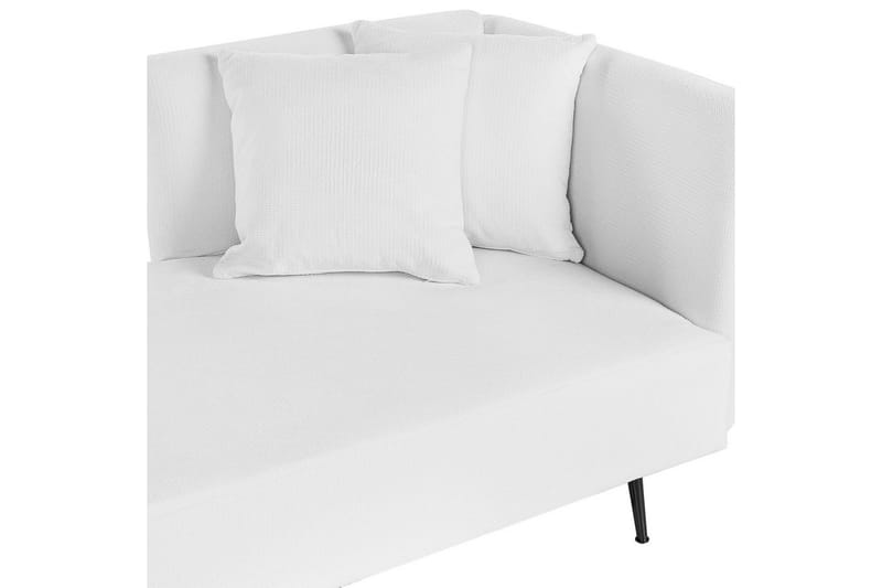 Schäslong Beliani Riom Grön, Svart, Högervänd White||Black Right-faced - Møbler - Sofaer - Modulsofaer - Andre moduler til modulsofa