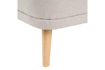Schäslong Beliani Tanlay Beige, ljust trä, Högervänd Beige||Light colored wood Right-faced - Møbler - Sofaer - Modulsofaer - Andre moduler til modulsofa