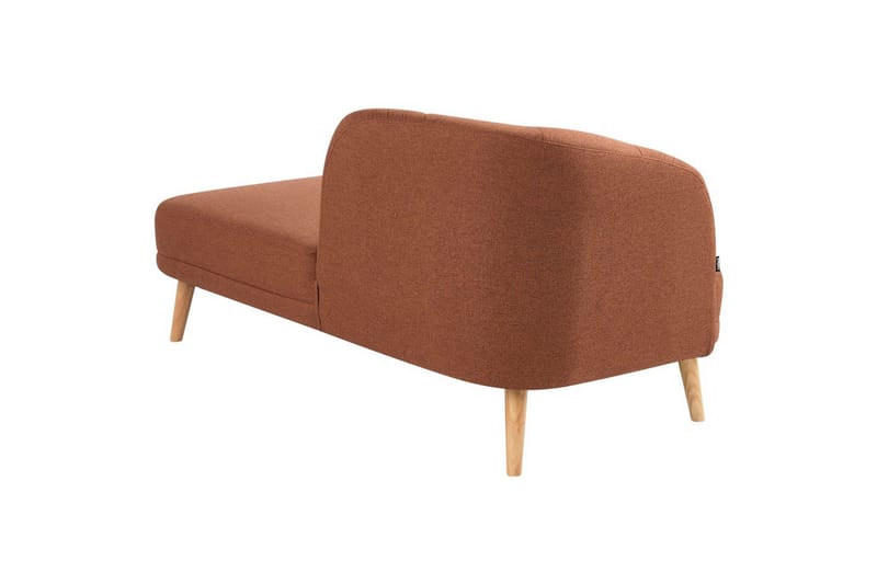 Schäslong Beliani Tanlay Beige, ljust trä, Högervänd Light brown||Light colored wood Left-faced - Møbler - Sofaer - Modulsofaer - Andre moduler til modulsofa