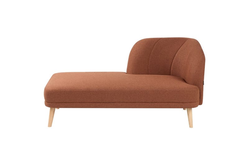 Schäslong Beliani Tanlay Beige, ljust trä, Högervänd Light brown||Light colored wood Right-faced - Møbler - Sofaer - Modulsofaer - Andre moduler til modulsofa