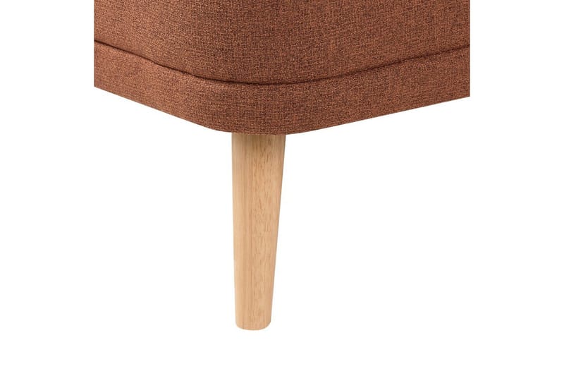 Schäslong Beliani Tanlay Beige, ljust trä, Högervänd Light brown||Light colored wood Right-faced - Møbler - Sofaer - Modulsofaer - Andre moduler til modulsofa