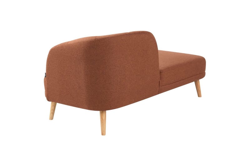 Schäslong Beliani Tanlay Beige, ljust trä, Högervänd Light brown||Light colored wood Right-faced - Møbler - Sofaer - Modulsofaer - Andre moduler til modulsofa