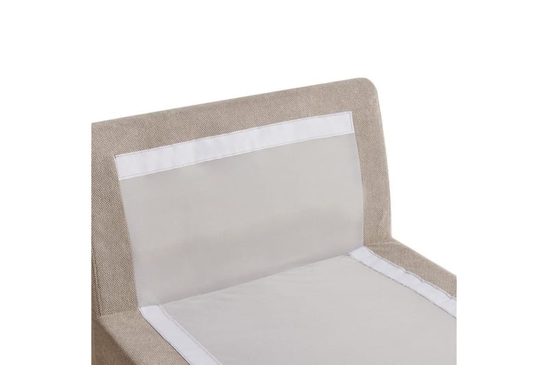 Schäslong Beliani Vizille Beige NO_BRAND Beige - Møbler - Sofaer - Modulsofaer - Andre moduler til modulsofa
