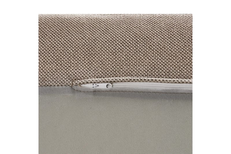 Schäslong Beliani Vizille Beige NO_BRAND Beige - Møbler - Sofaer - Modulsofaer - Andre moduler til modulsofa
