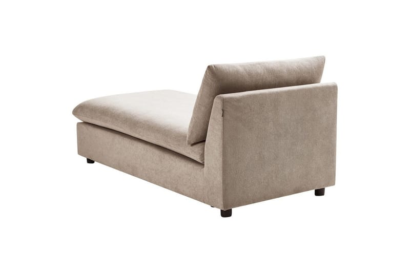Schäslong Beliani Vizille Beige NO_BRAND Beige - Møbler - Sofaer - Modulsofaer - Andre moduler til modulsofa