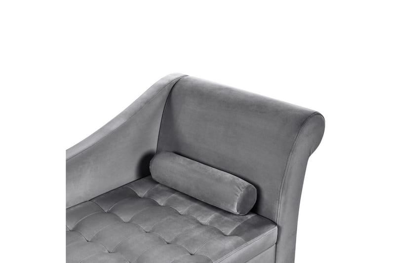 Schäslong Beliani Pessac Beige, svart, Högervänd Light grey||Black Right-faced - Møbler - Sofaer - Modulsofaer - Andre moduler til modulsofa