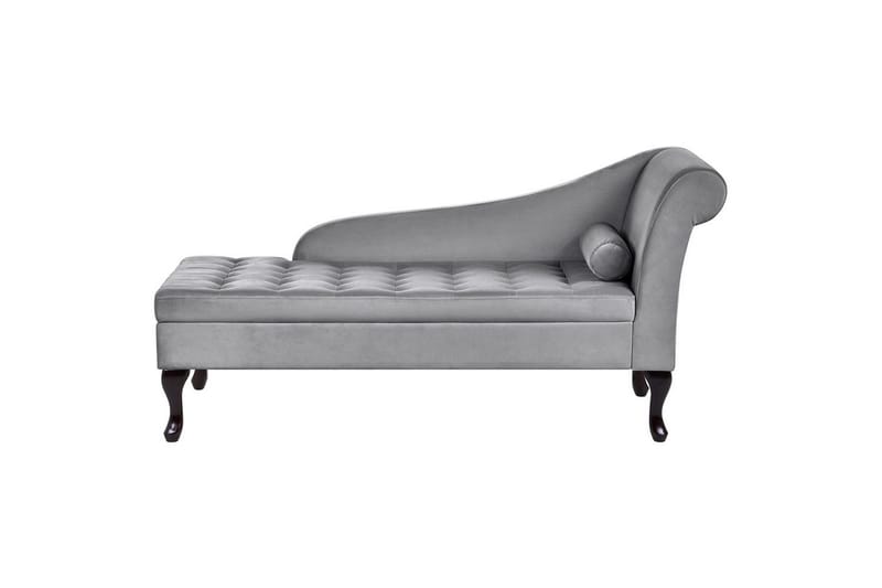 Schäslong Beliani Pessac Beige, svart, Högervänd Light grey||Black Right-faced - Møbler - Sofaer - Modulsofaer - Andre moduler til modulsofa