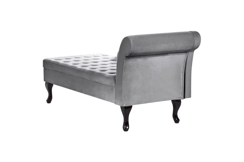 Schäslong Beliani Pessac Beige, svart, Högervänd Light grey||Black Right-faced - Møbler - Sofaer - Modulsofaer - Andre moduler til modulsofa