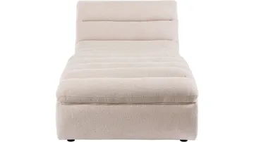 Valdoro chaiselong i stof 168 cm - Beige - Møbler - Sofaer - Modulsofaer - Andre moduler til modulsofa