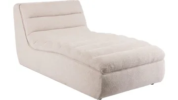 Valdoro chaiselong i stof 168 cm - Beige - Møbler - Sofaer - Modulsofaer - Andre moduler til modulsofa