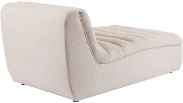 Valdoro chaiselong i stof 168 cm - Beige - Møbler - Sofaer - Modulsofaer - Andre moduler til modulsofa