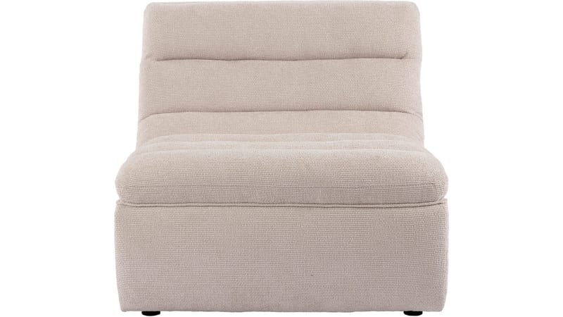 Valdoro midtermodul i stof 87 cm - Beige - Møbler - Sofaer - Modulsofaer - Midtermodul