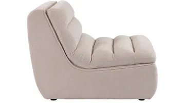Valdoro midtermodul i stof 87 cm - Beige - Møbler - Sofaer - Modulsofaer - Midtermodul