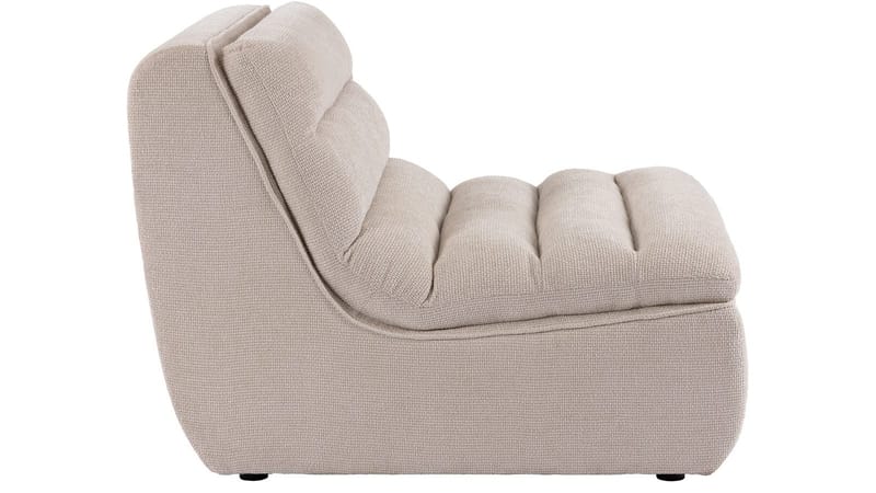 Valdoro midtermodul i stof 87 cm - Beige - Møbler - Sofaer - Modulsofaer - Midtermodul