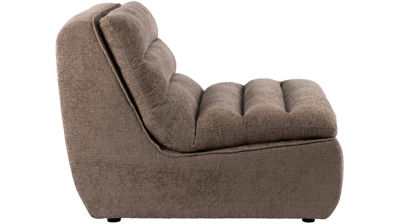 Valdoro midtermodul i stof 87 cm - Mink - Møbler - Sofaer - Modulsofaer - Midtermodul