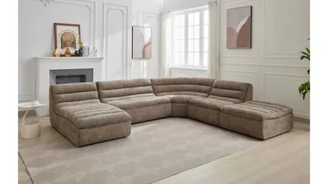 Valdoro midtermodul i stof 87 cm - Mink - Møbler - Sofaer - Modulsofaer - Midtermodul