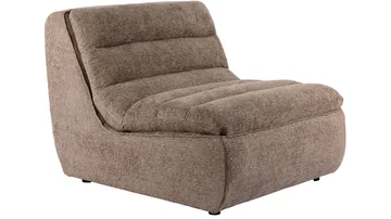 Valdoro midtermodul i stof 87 cm - Mink - Møbler - Sofaer - Modulsofaer - Midtermodul