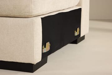 Venstremodul Salerno i stof - Beige - Møbler - Sofaer - Modulsofaer - Hjørnemodul