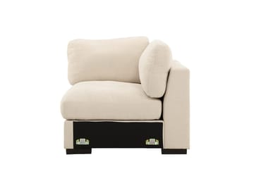 Venstremodul Salerno i stof - Beige - Møbler - Sofaer - Modulsofaer - Hjørnemodul