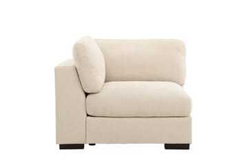 Venstremodul Salerno i stof - Beige - Møbler - Sofaer - Modulsofaer - Hjørnemodul