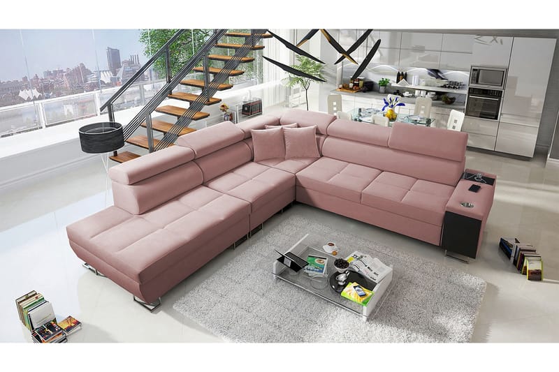 Morenia Sovesofa m. Chaiselong L-formet - Møbler - Sofaer - Sovesofaer