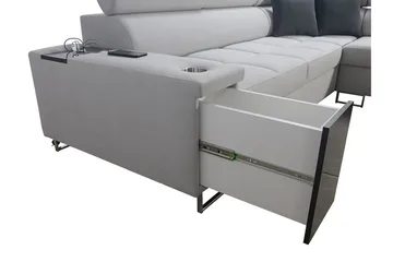 Morenia Sovesofa m. Chaiselong L-formet - Møbler - Sofaer - Sovesofaer