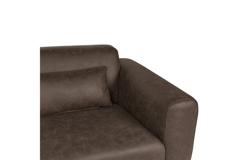 Naklund Sofa 2-personers - Brun/Sort - Møbler - Sofaer - Lædersofaer