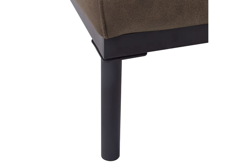 Naklund Sofa 2-personers - Brun/Sort - Møbler - Sofaer - Lædersofaer