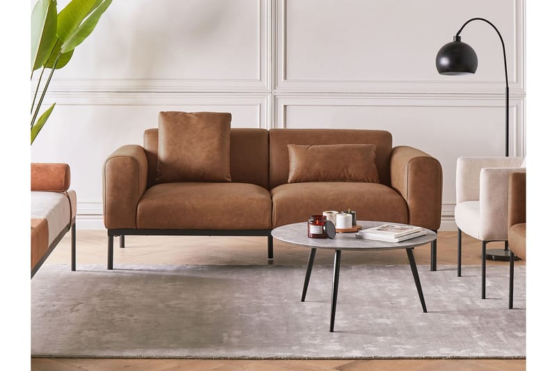 Naklund Sofa 2-personers - Brun/Sort - Møbler - Sofaer - 2 personers sofa