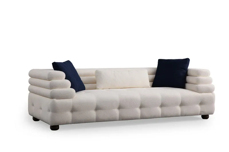Namarta 3-personers Sofa, Hvid
