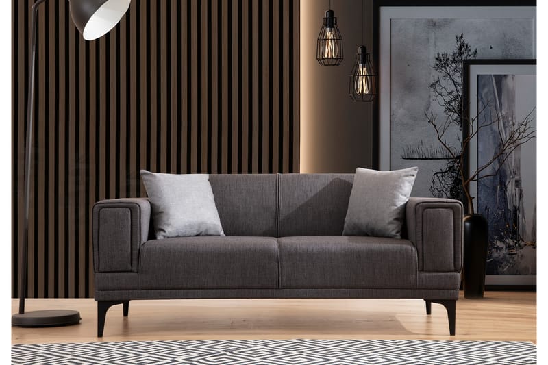 Naoko 3-Pers. Sofa - Mørkegrå - Møbler - Sofaer - 2 personers sofa