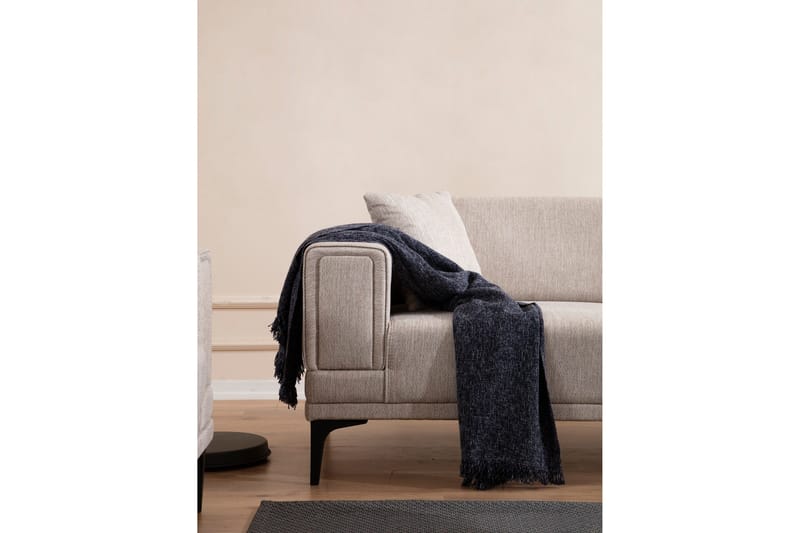 Naoko 3-Pers. Sofa - Lysebrun - Møbler - Sofaer - 2 personers sofa