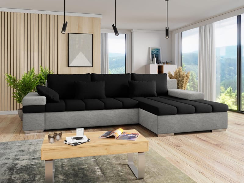 Naoma 4-personers Sofa med Chaiselong Højre - Møbler - Sofaer - Hjørnesofa