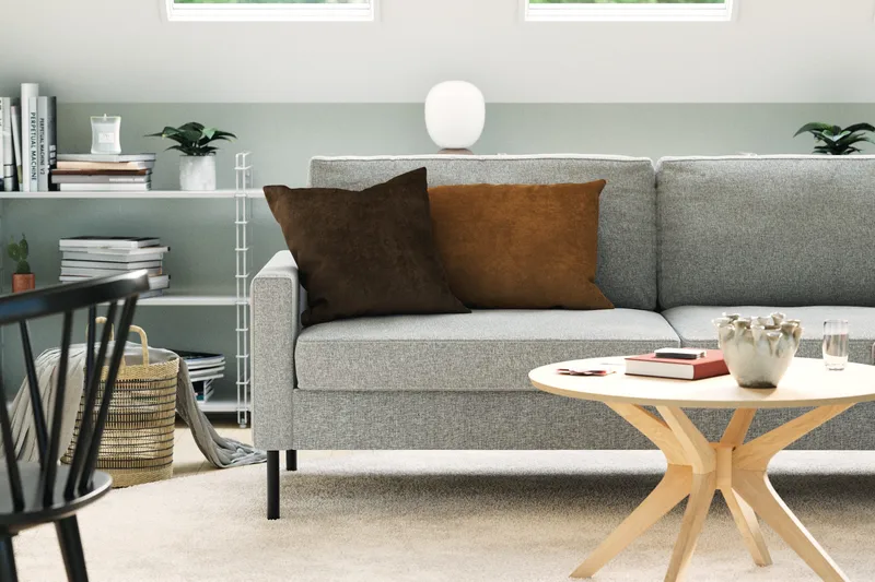 Nevada 3-personers Stofsofa - Grå - Møbler - Sofaer - 3 personers sofa