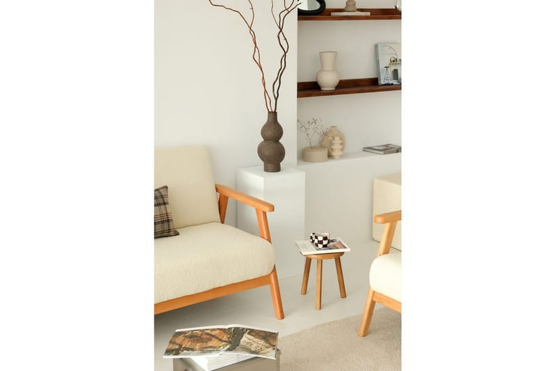 Neyros Sofa 2-sits - Hvid - Møbler - Sofaer - Velour sofaer