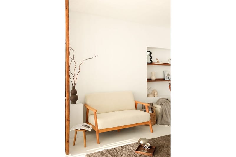 Neyros Sofa 2-sits, Hvid