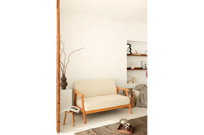 Neyros Sofa 2-sits, Hvid