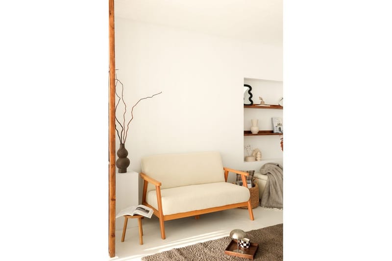 Neyros Sofa 2-sits, Hvid