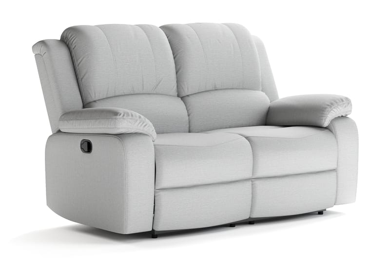 Norbo Recliner Sofa Gruppe 3+2 - Fällbar sofa lænestol - Biografsofa i Stof - Grå - Møbler - Sofaer - Sofagrupper