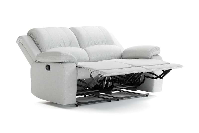Norbo Recliner Sofa Gruppe 3+2 - Fällbar sofa lænestol - Biografsofa i Stof - Grå - Møbler - Sofaer - Sofagrupper