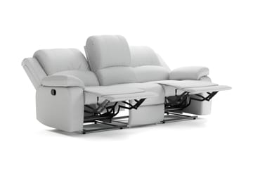 Norbo Recliner Sofa Gruppe 3+2 - Fällbar sofa lænestol - Biografsofa i Stof - Grå - Møbler - Sofaer - Sofagrupper