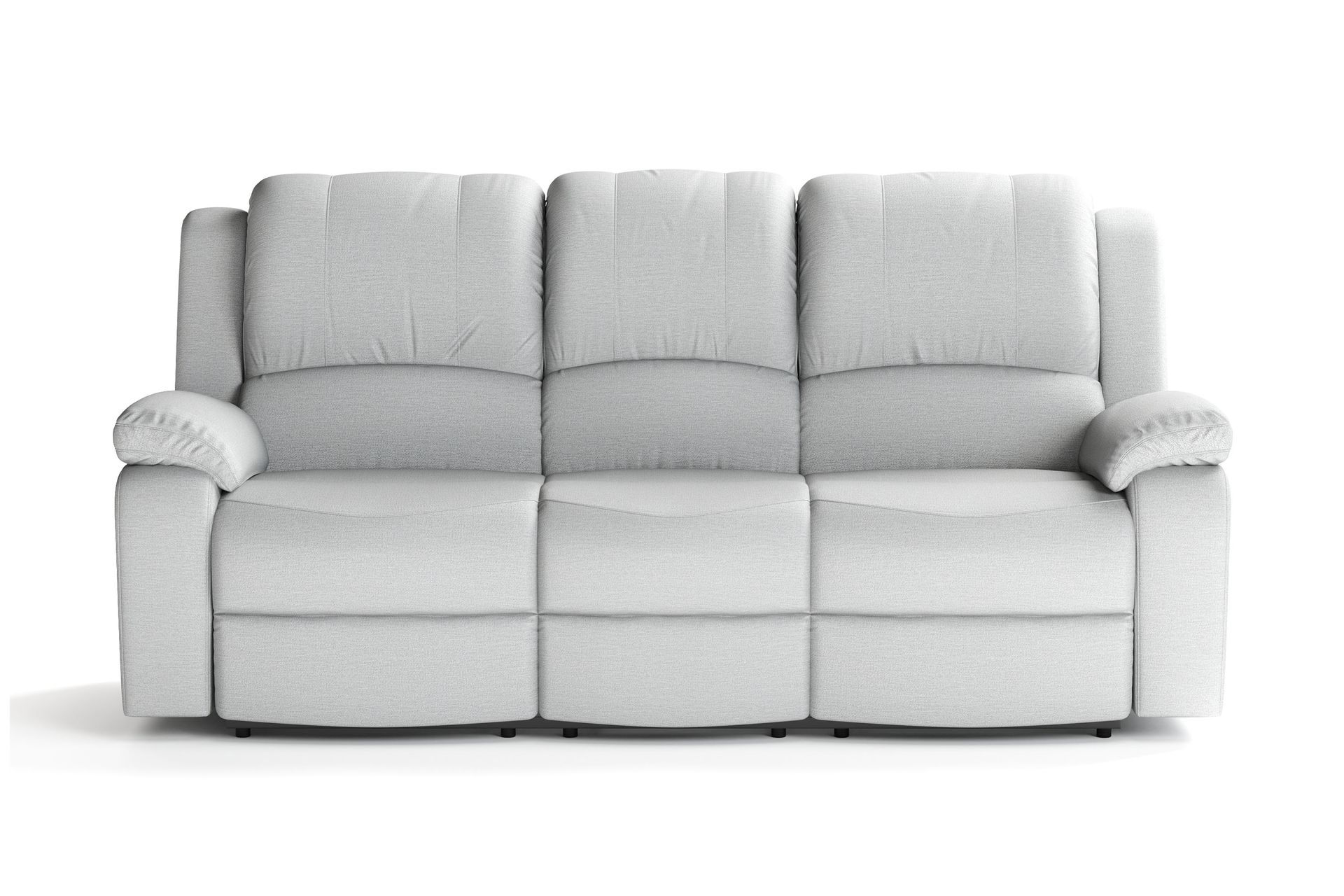 Norbo Recliner Sofa Gruppe 3+2 - Fällbar sofa lænestol - Biografsofa i Stof - Grå - Møbler - Sofaer - Sofagrupper