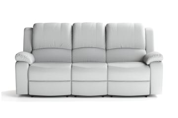 Norbo Recliner Sofa Gruppe 3+2 - Fällbar sofa lænestol - Biografsofa i Stof - Grå - Møbler - Sofaer - Sofagrupper