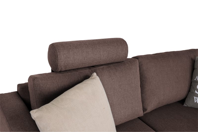 Nordic 3-pers Sofa - Brun - 3 personers sofa