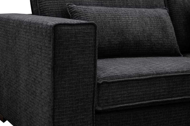 Nova 4-personers Højrevendt L-formet Chaiselongsofa i Manchester - Grå - Møbler - Sofaer - Sofa med chaiselong