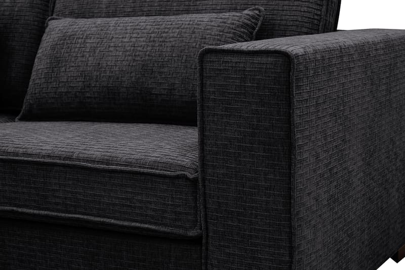 Nova 4-personers Venstrevendt L-formet Chaiselongsofa i Manchester - Gr�å - Møbler - Sofaer - Sofa med chaiselong