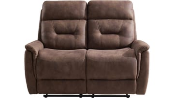 Novira 2-personers reclinersofa elektrisk - Brun - Møbler - Sofaer - Lædersofaer